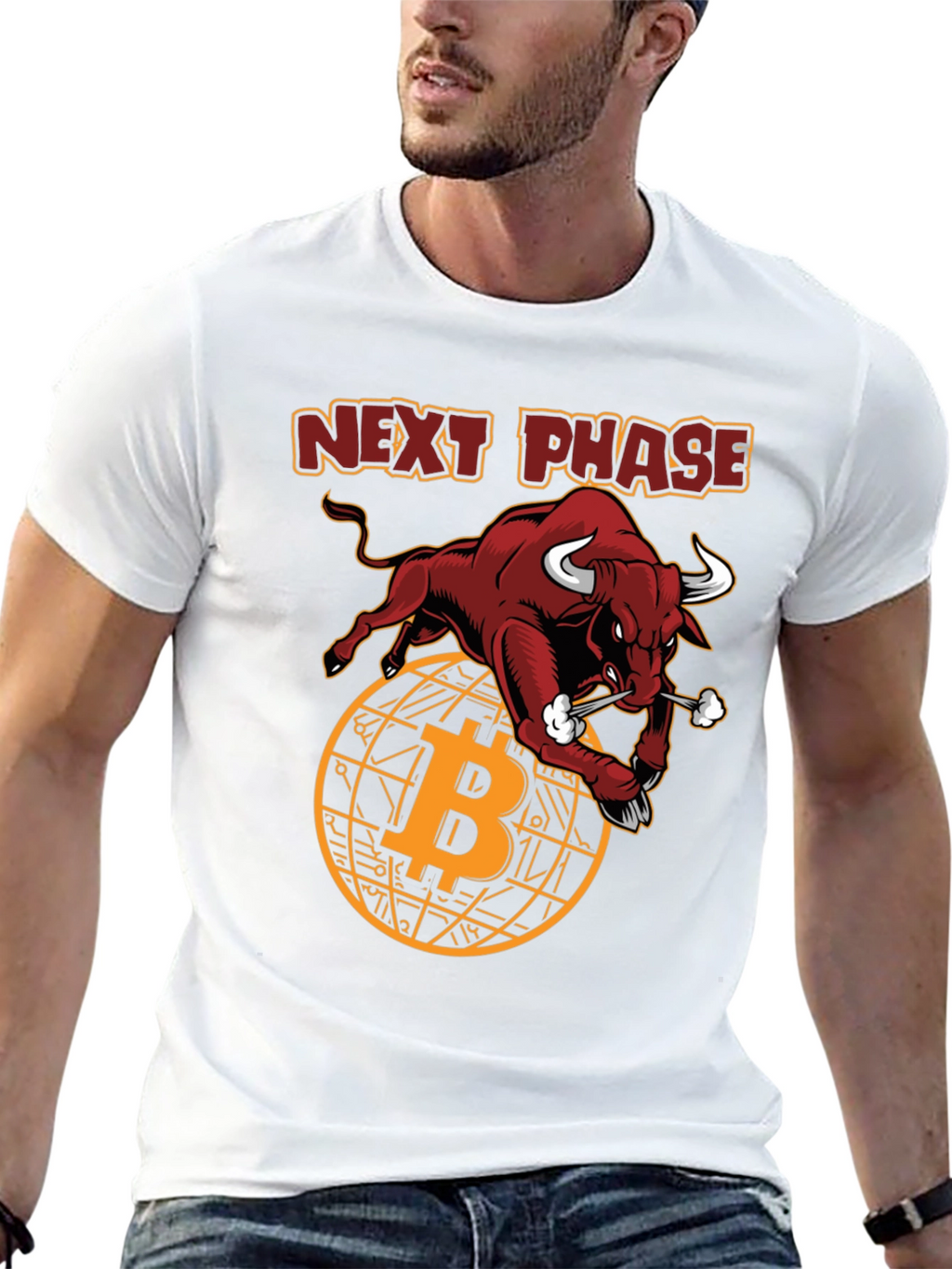 Bitcoin Bull T-Shirt - Next Phase Crypto Tee