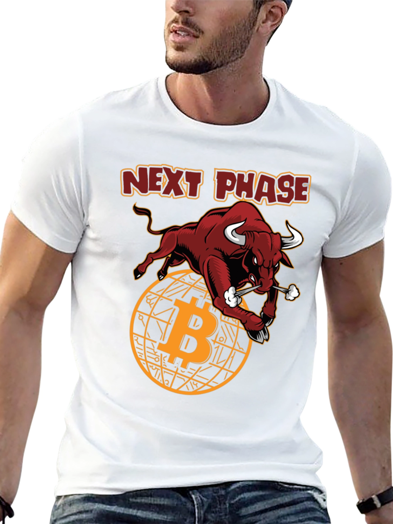 Bitcoin Bull T-Shirt - Next Phase Crypto Tee