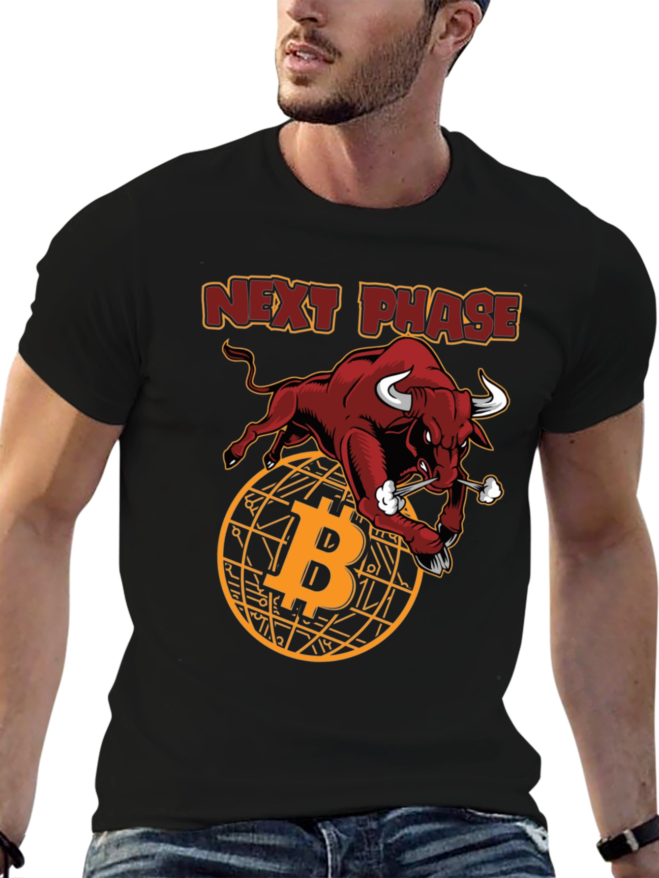 Bitcoin Bull T-Shirt - Next Phase Crypto Tee