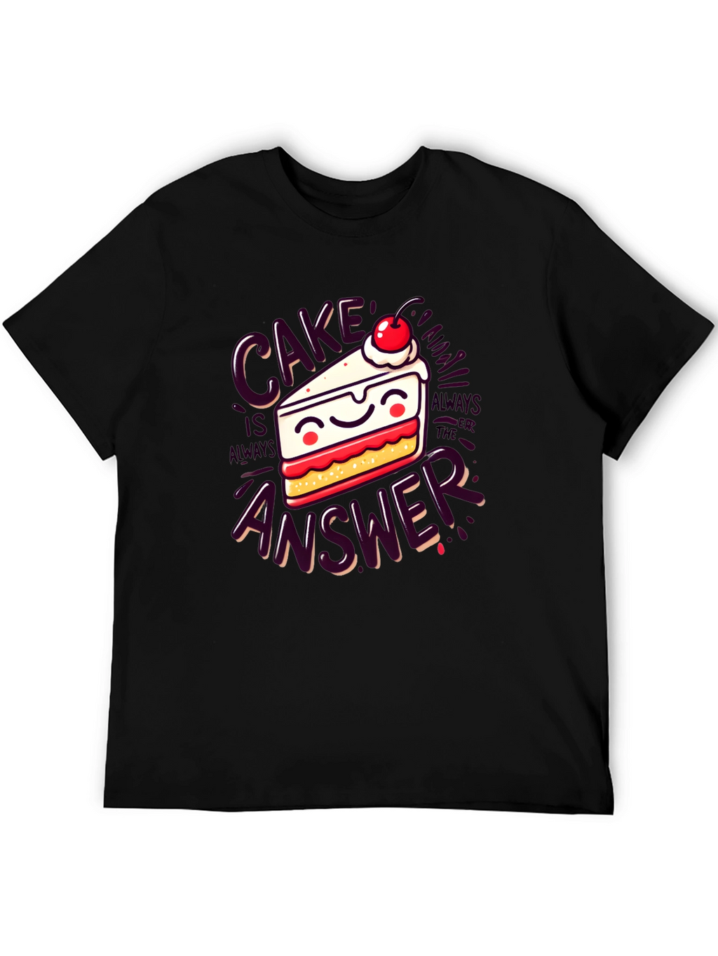 Cake is Always The Answer Graphic Tee