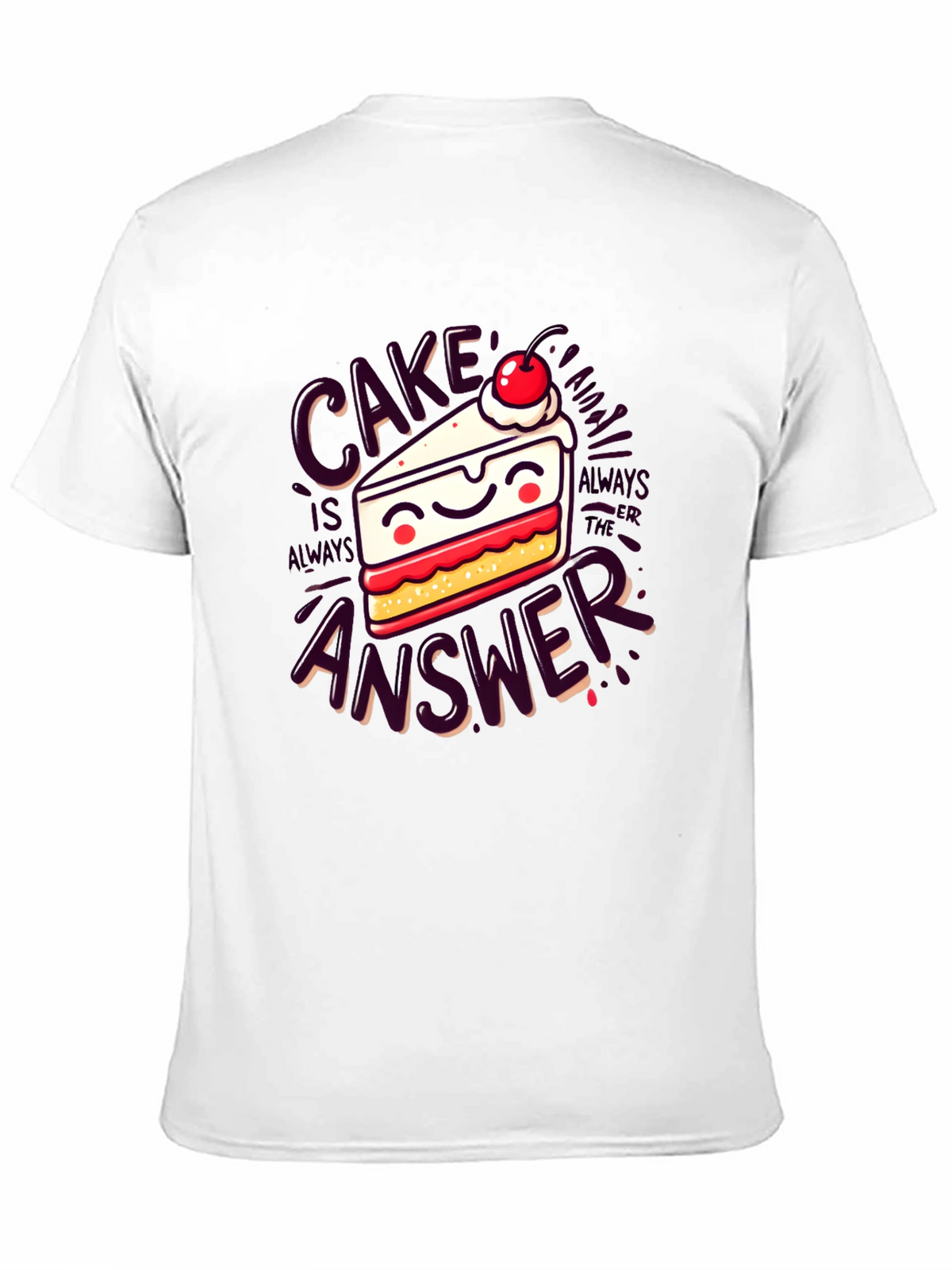 Cake is Always The Answer Graphic Tee