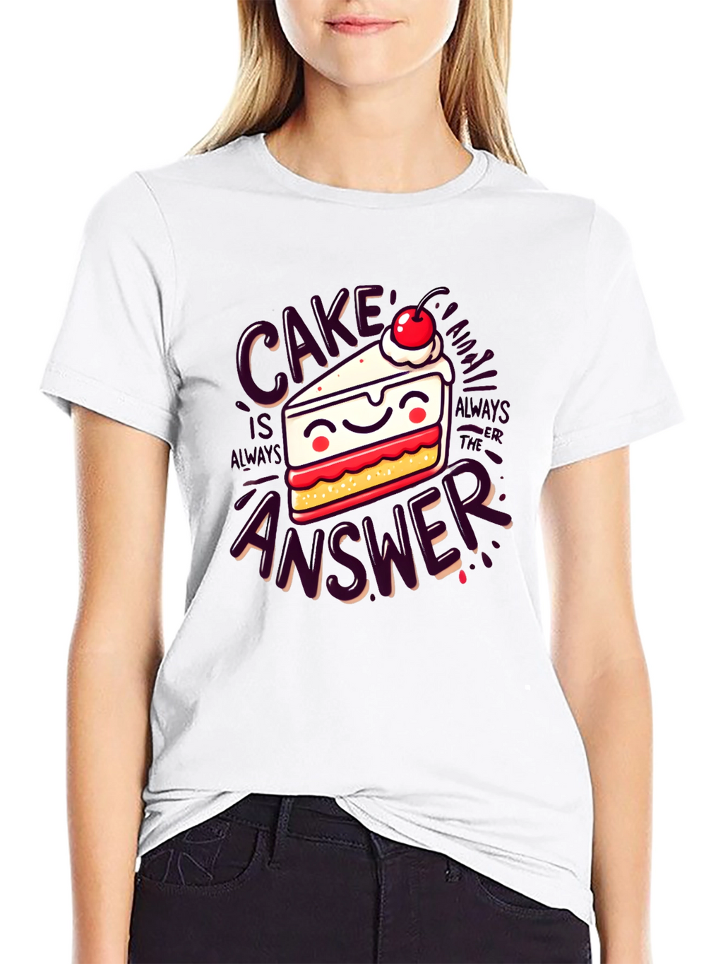 Cake is Always The Answer Graphic Tee