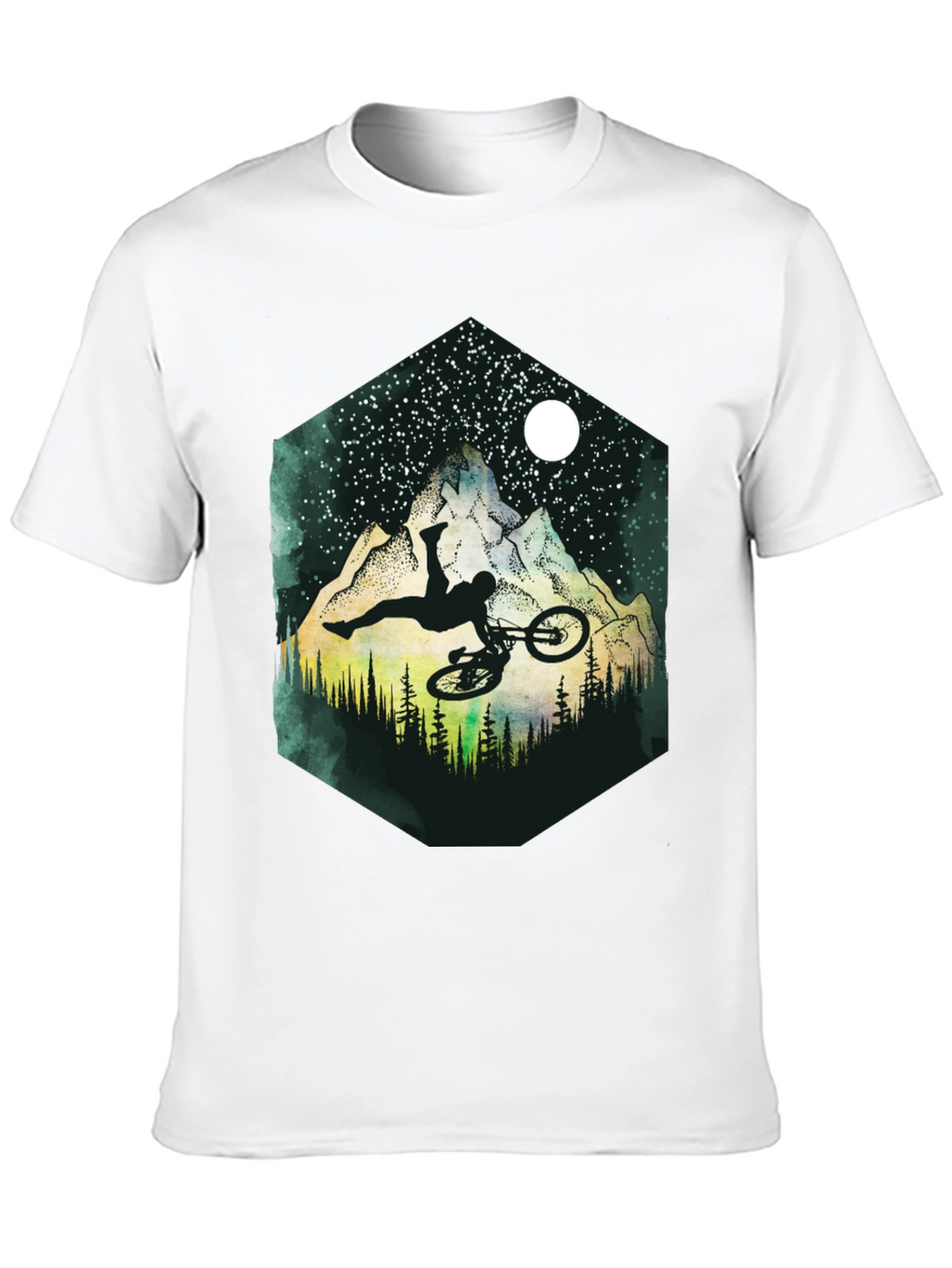 Mountain Bike Stunt Graphic Tee