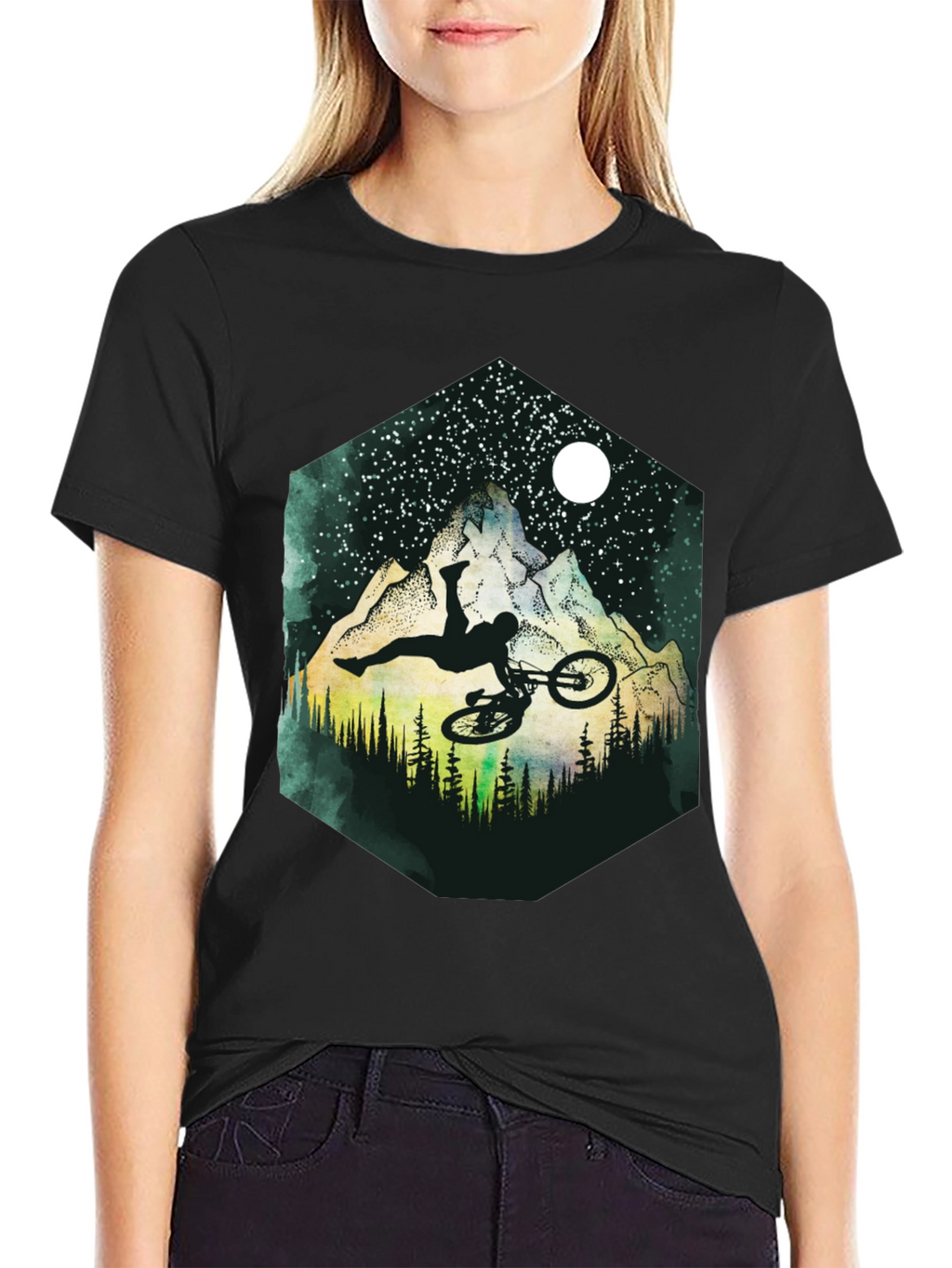 Mountain Bike Stunt Graphic Tee
