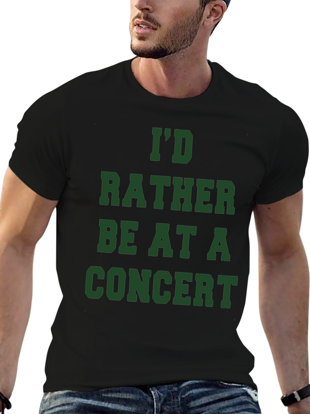 Id Rather Be At A Concert T-Shirt
