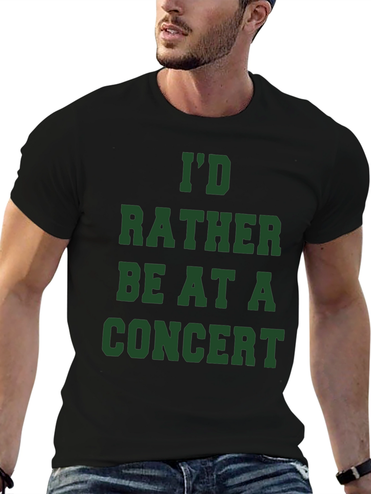 Id Rather Be At A Concert T-Shirt