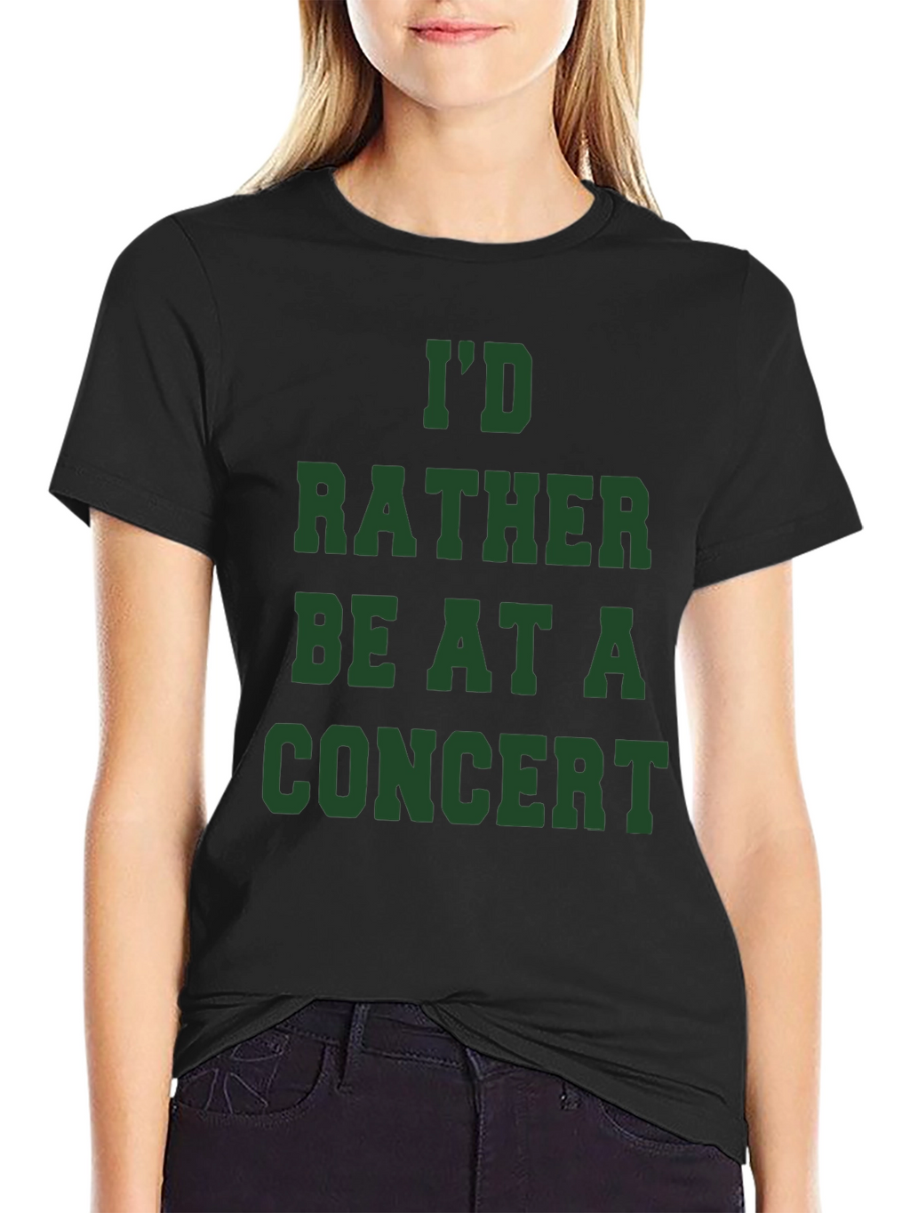 Id Rather Be At A Concert T-Shirt