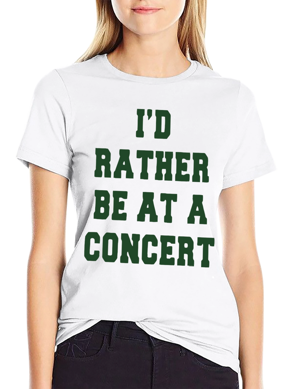 Id Rather Be At A Concert T-Shirt