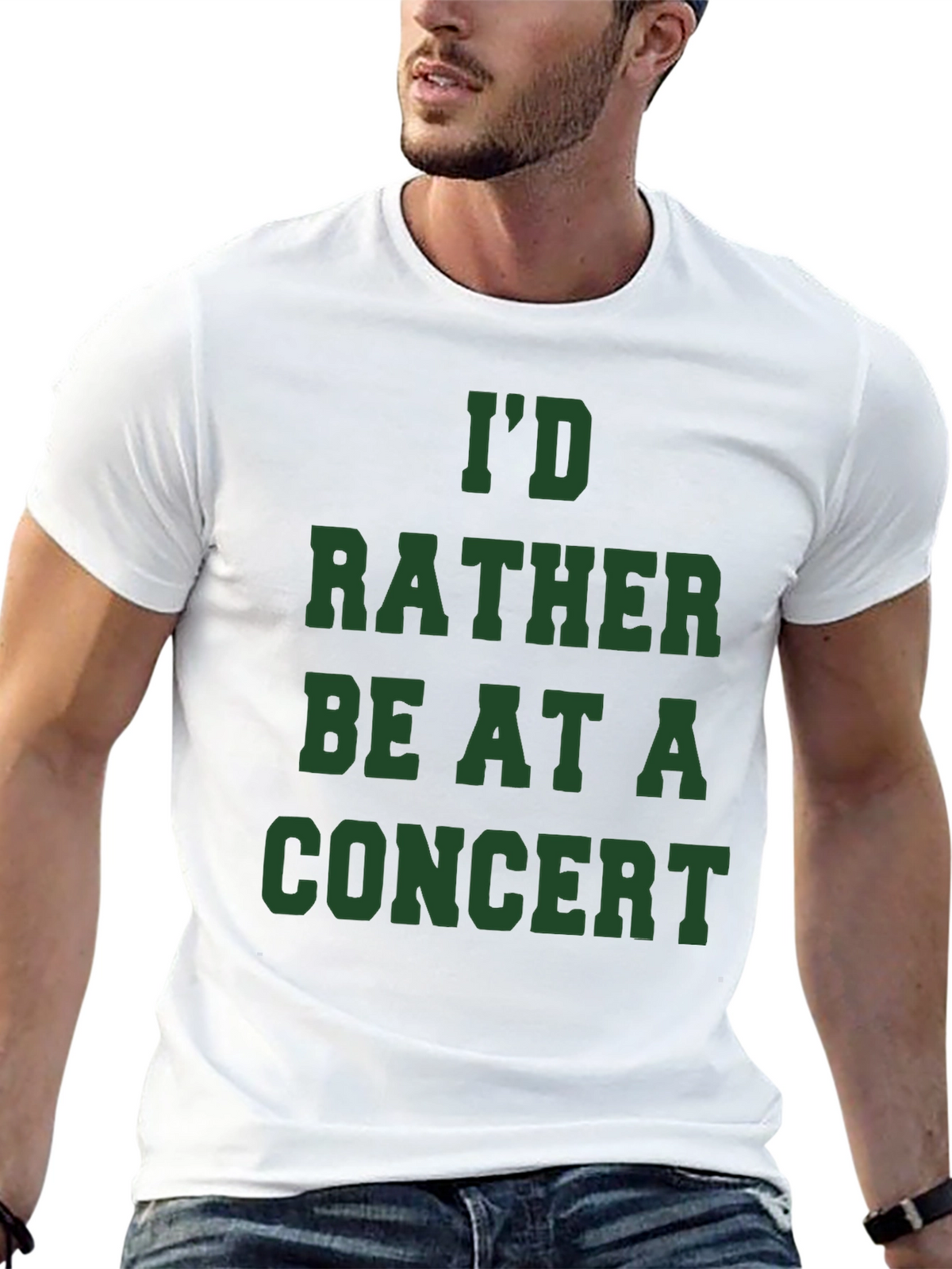 Id Rather Be At A Concert T-Shirt