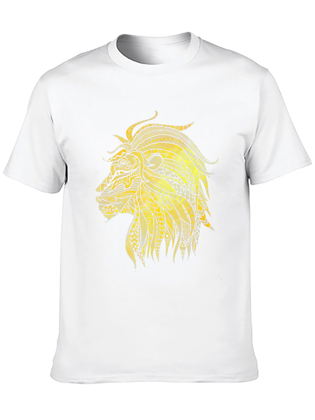 Lion Graphic Tee - Black Short Sleeve