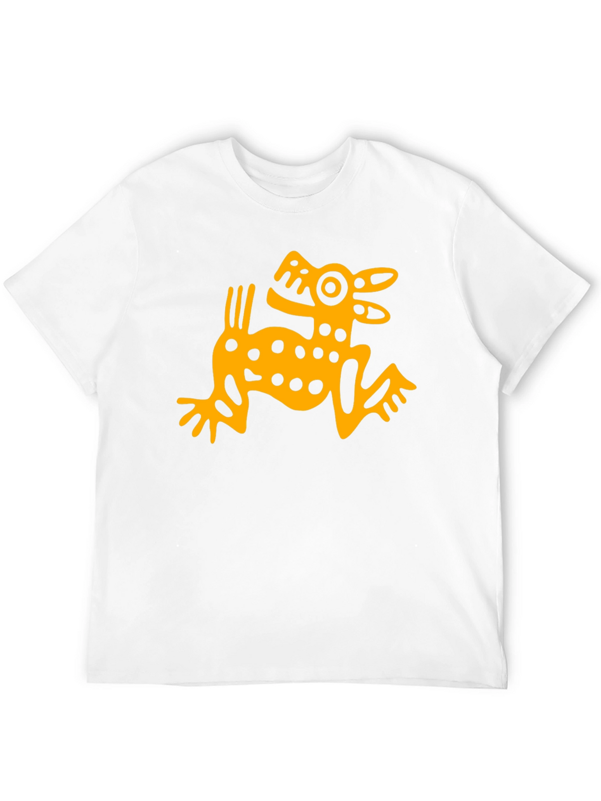 Aztec Dog Graphic T-Shirt - Black Menswear