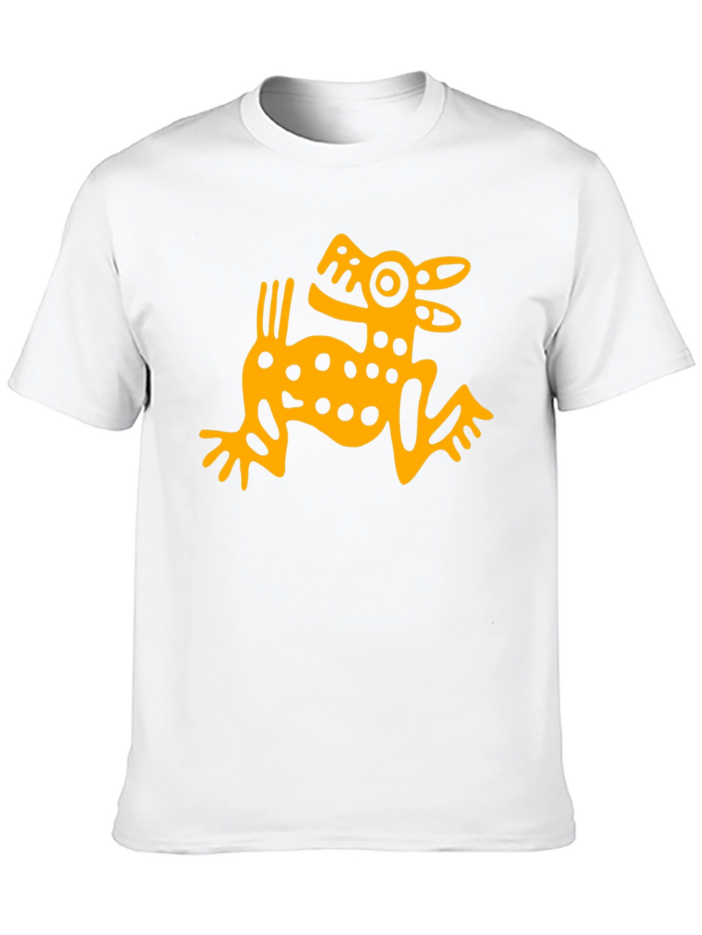 Aztec Dog Graphic T-Shirt - Black Menswear