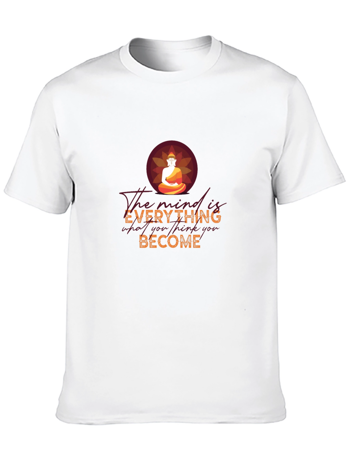 Mind is Everything Buddha Graphic Tee - Black