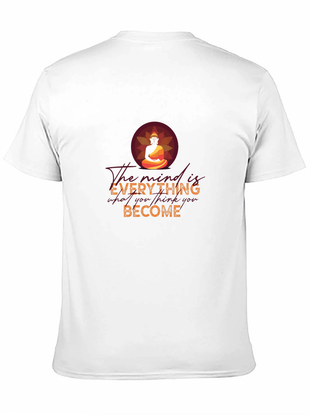 Mind is Everything Buddha Graphic Tee - Black