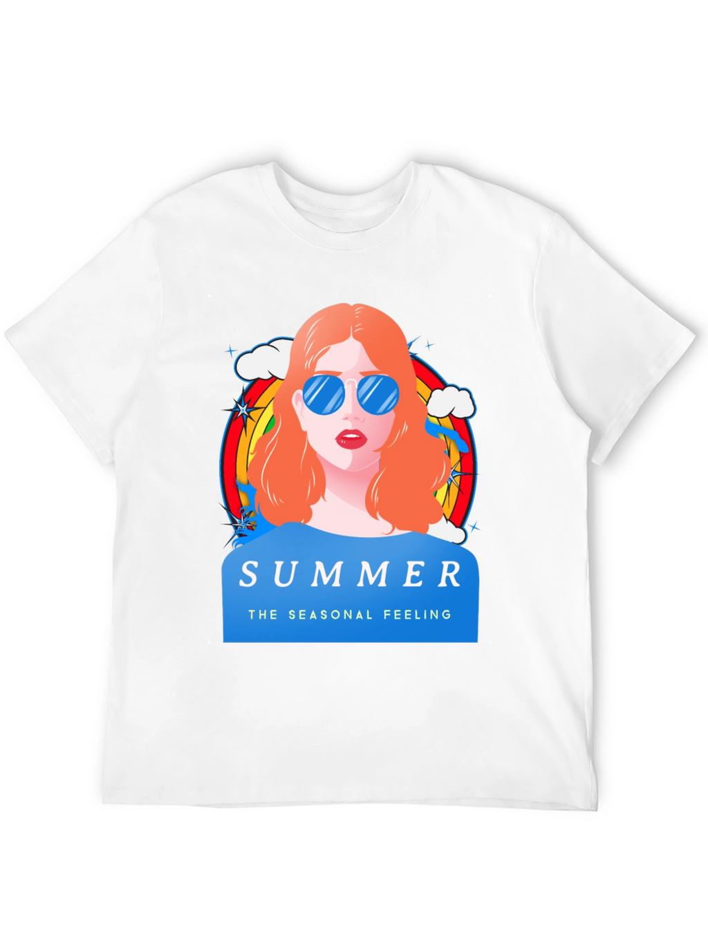 Summer Feeling Graphic T-Shirt