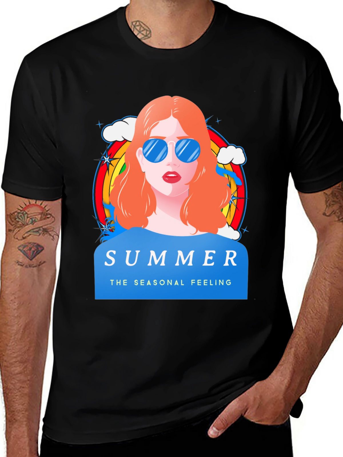 Summer Feeling Graphic T-Shirt