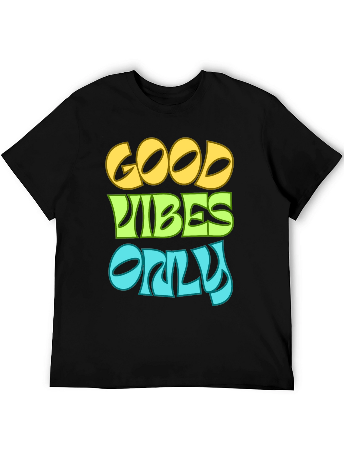 Good Vibes Only Black T-Shirt