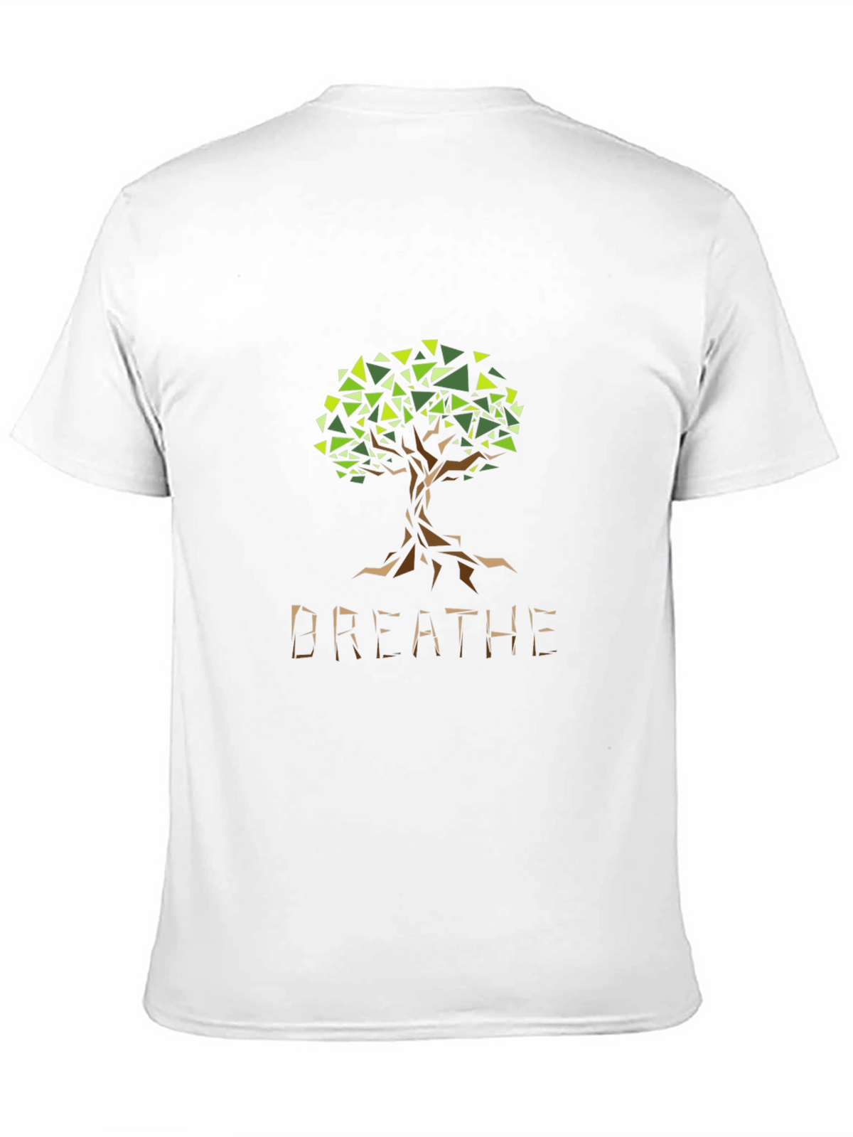 Geometric Tree Breathe Graphic Tee
