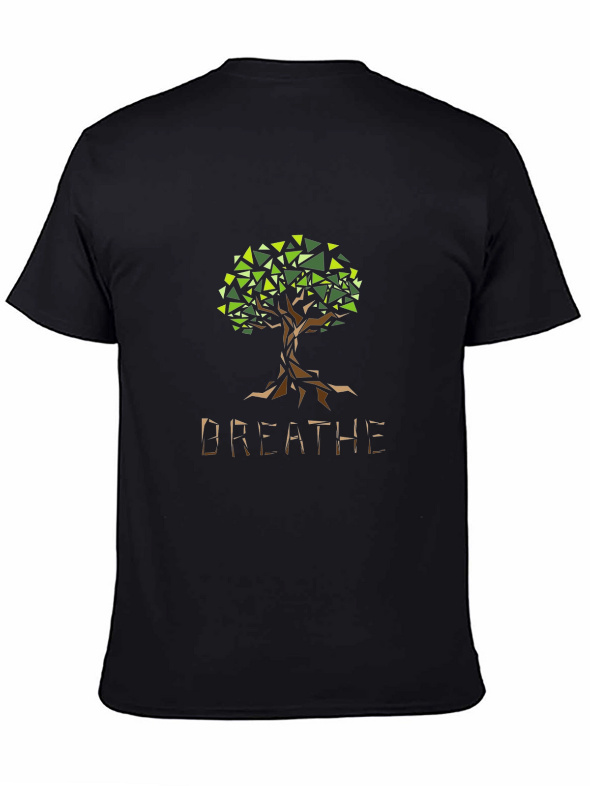 Geometric Tree Breathe Graphic Tee