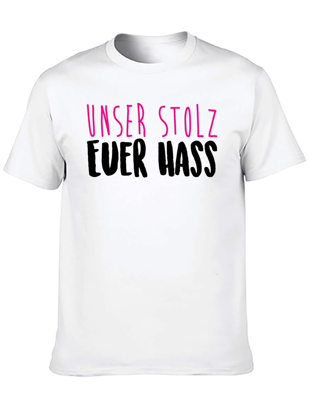 Unser Stolz Euer Hass Black Graphic Tee