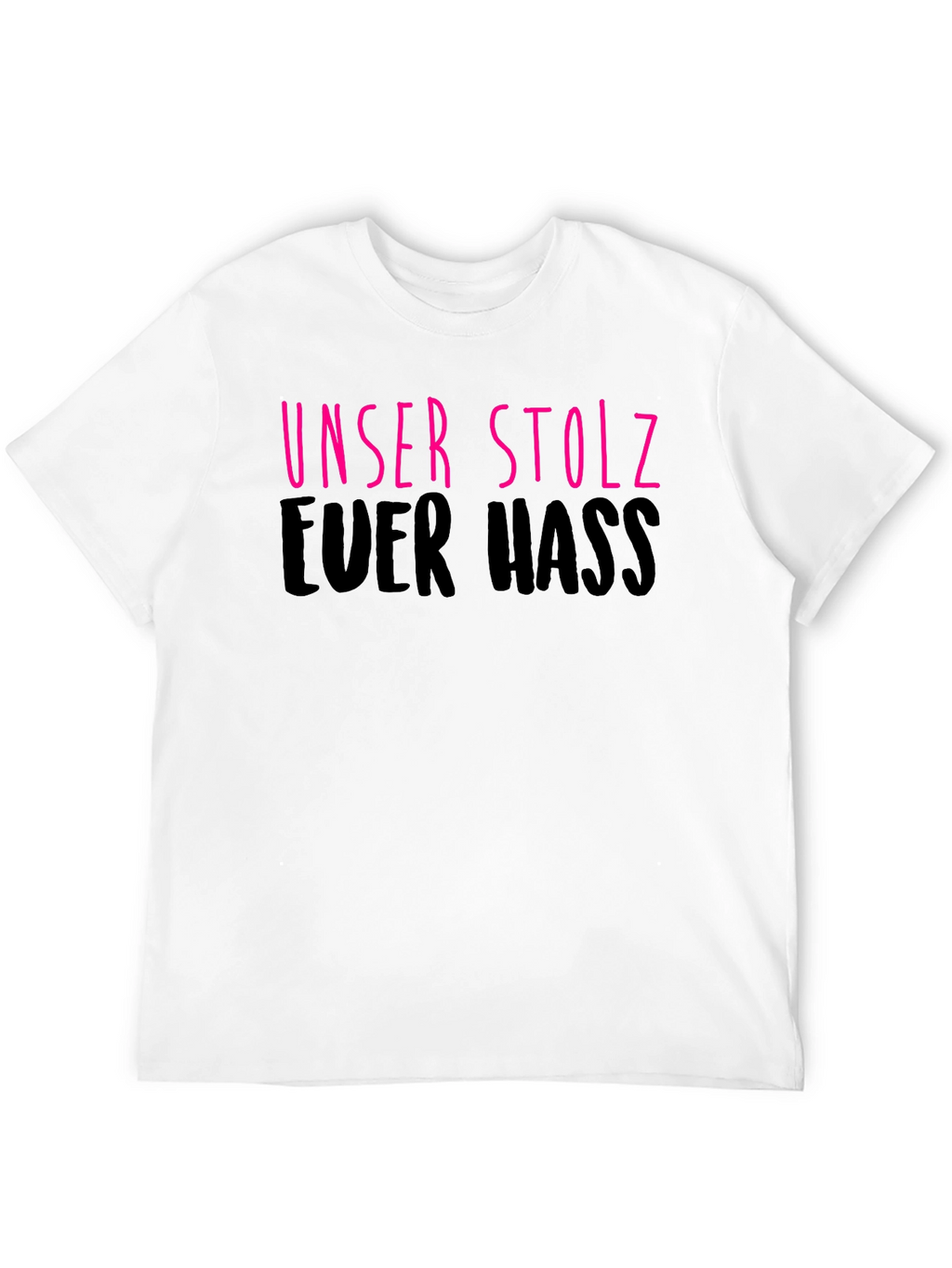 Unser Stolz Euer Hass Black Graphic Tee