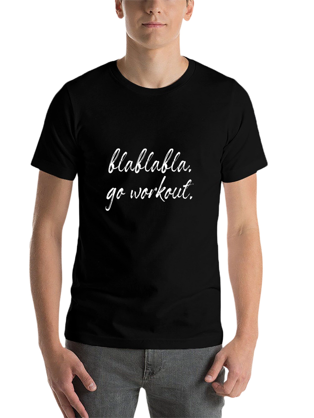 Blah Blah Go Workout T-Shirt