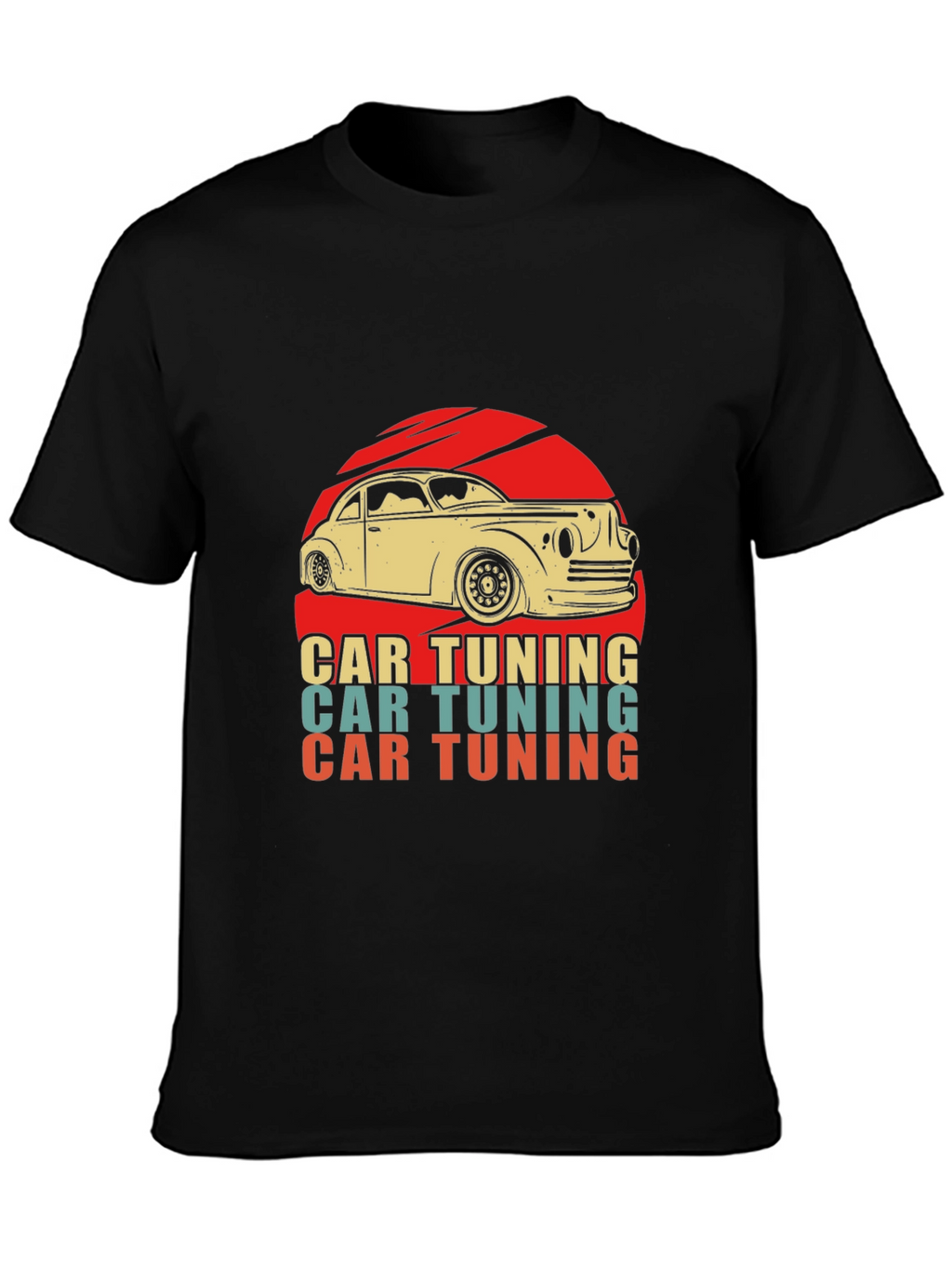 Retro Car Tuning Graphic T-Shirt