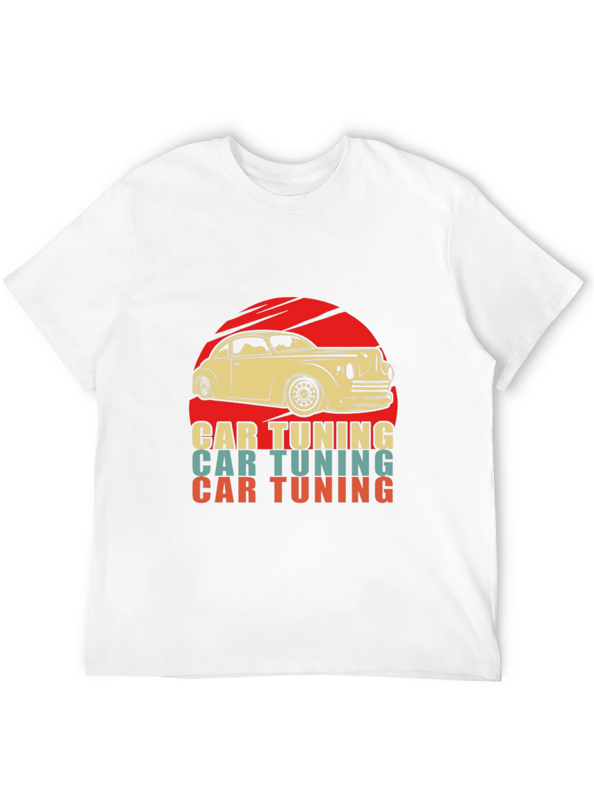 Retro Car Tuning Graphic T-Shirt