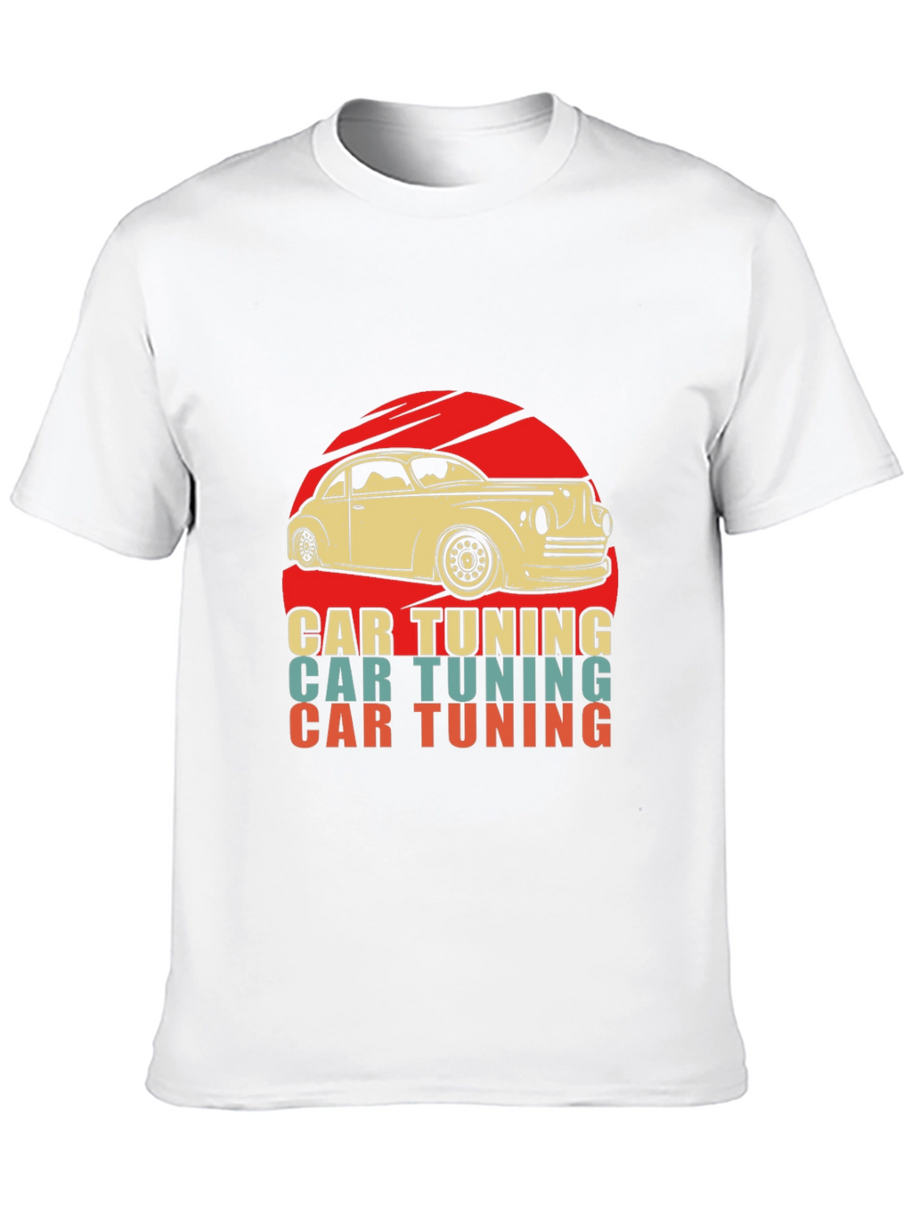 Retro Car Tuning Graphic T-Shirt