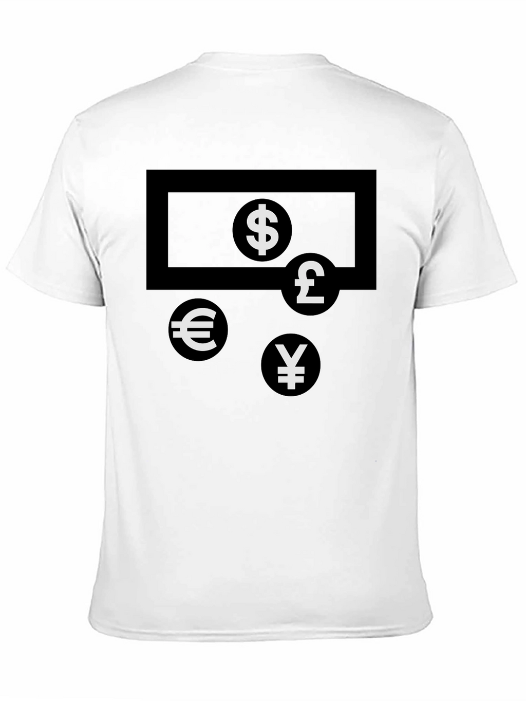 Currency Symbols T-Shirt - Black