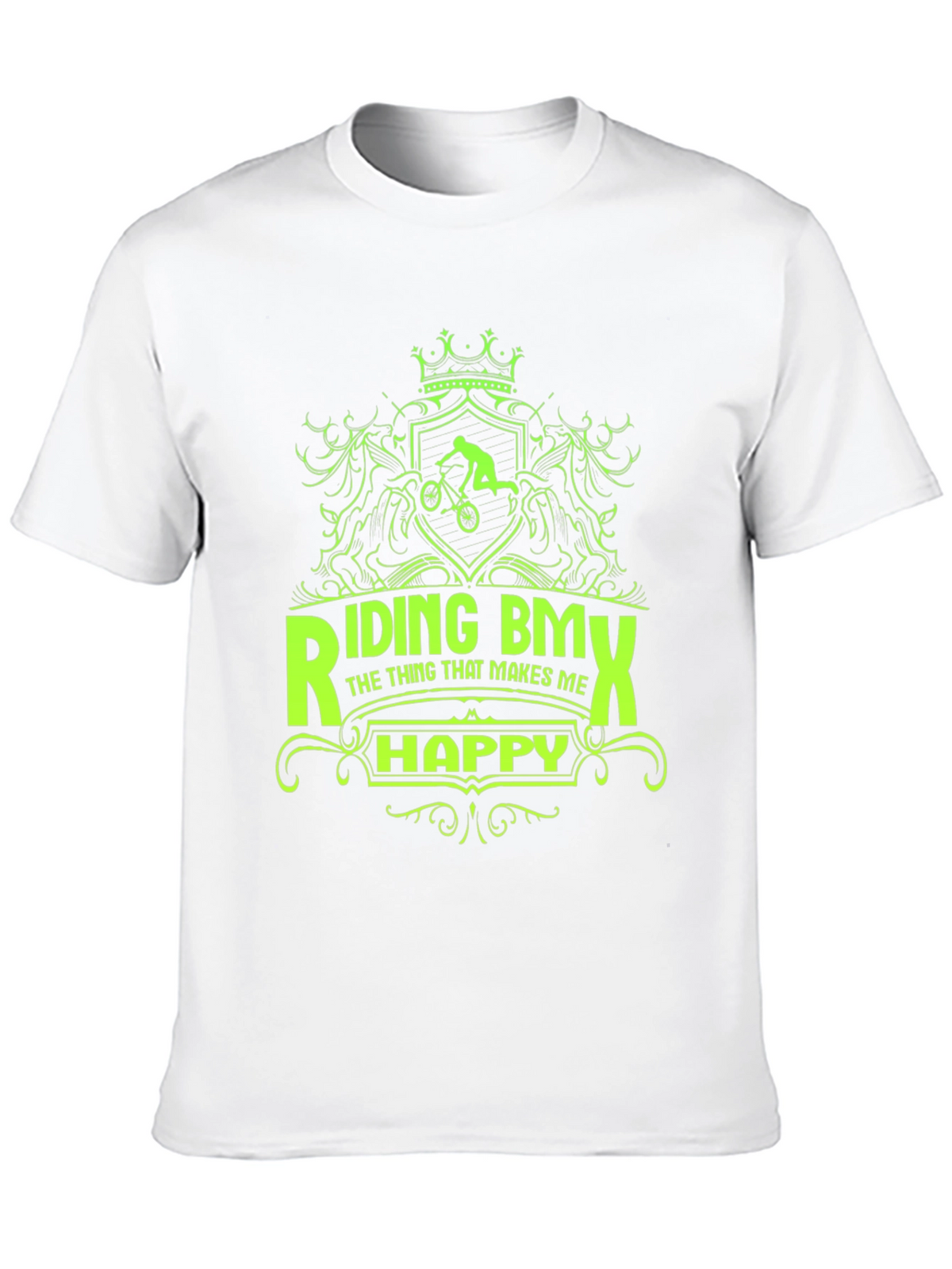 Riding BMX T-Shirt - Makes Me Happy Graphic Tee