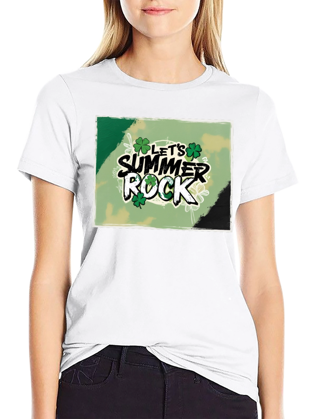 Lets Summer Rock Clover T-Shirt