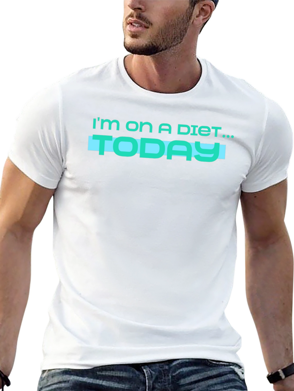 Im on a Diet... Today! Funny Graphic T-Shirt