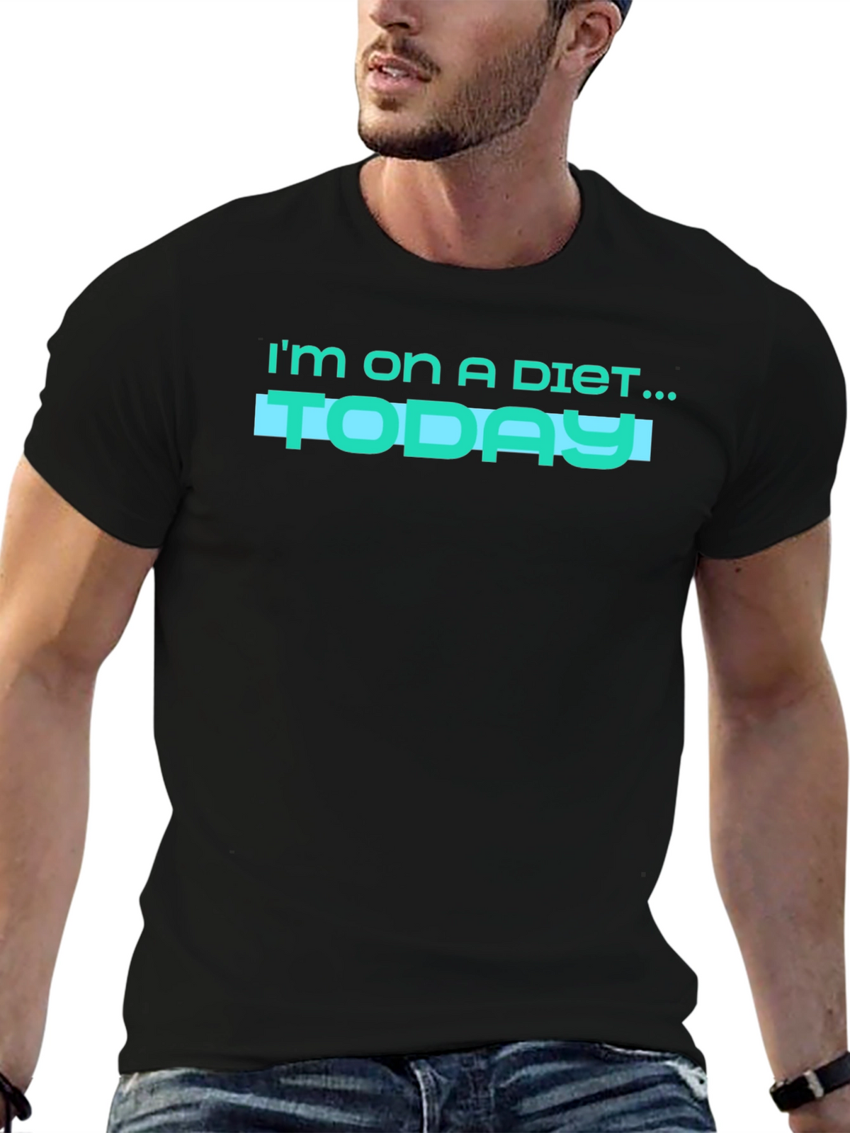 Im on a Diet... Today! Funny Graphic T-Shirt