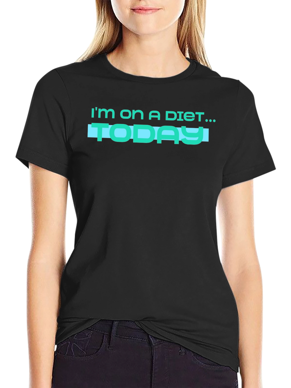Im on a Diet... Today! Funny Graphic T-Shirt