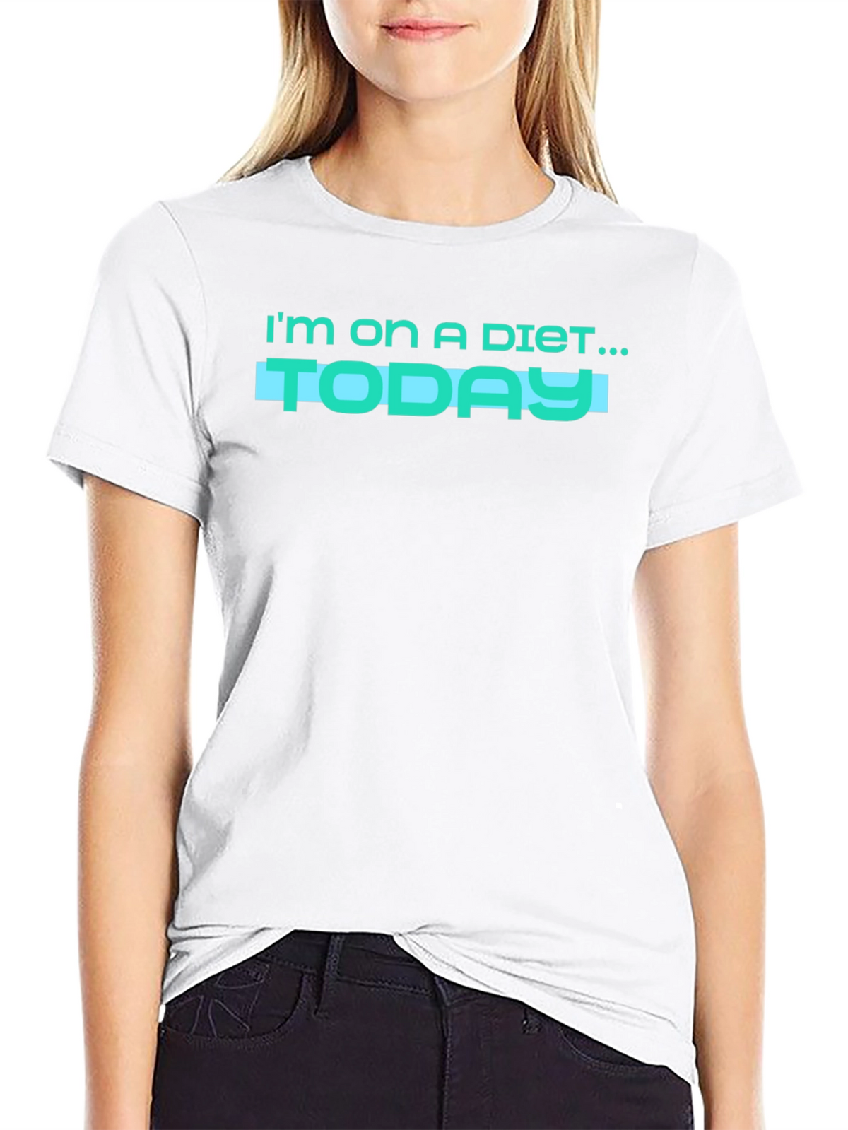 Im on a Diet... Today! Funny Graphic T-Shirt
