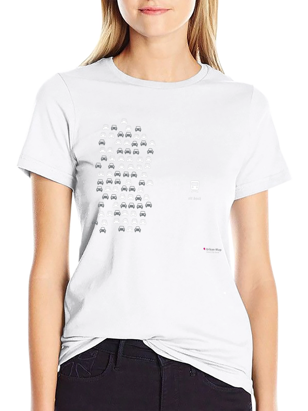 Urban Map Tee: Traffic Jam to Transit
