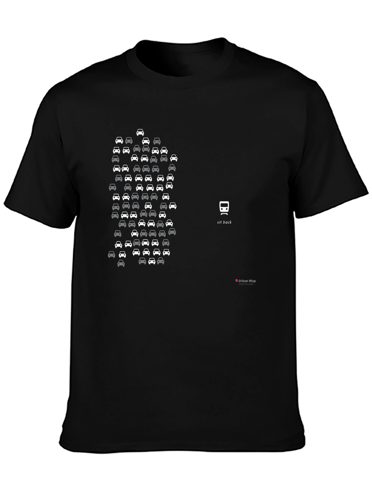 Urban Map Tee: Traffic Jam to Transit