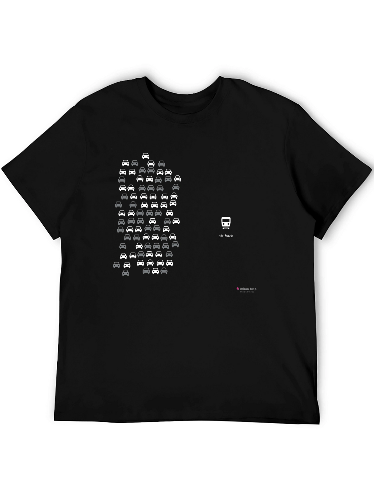 Urban Map Tee: Traffic Jam to Transit