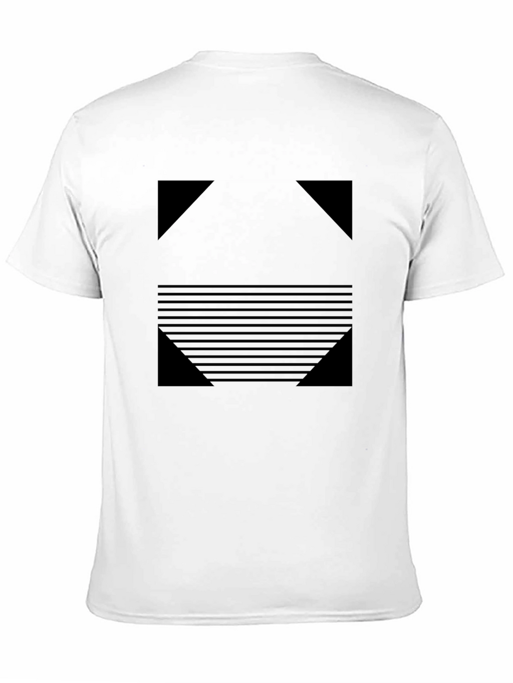 Geometric Black T-Shirt