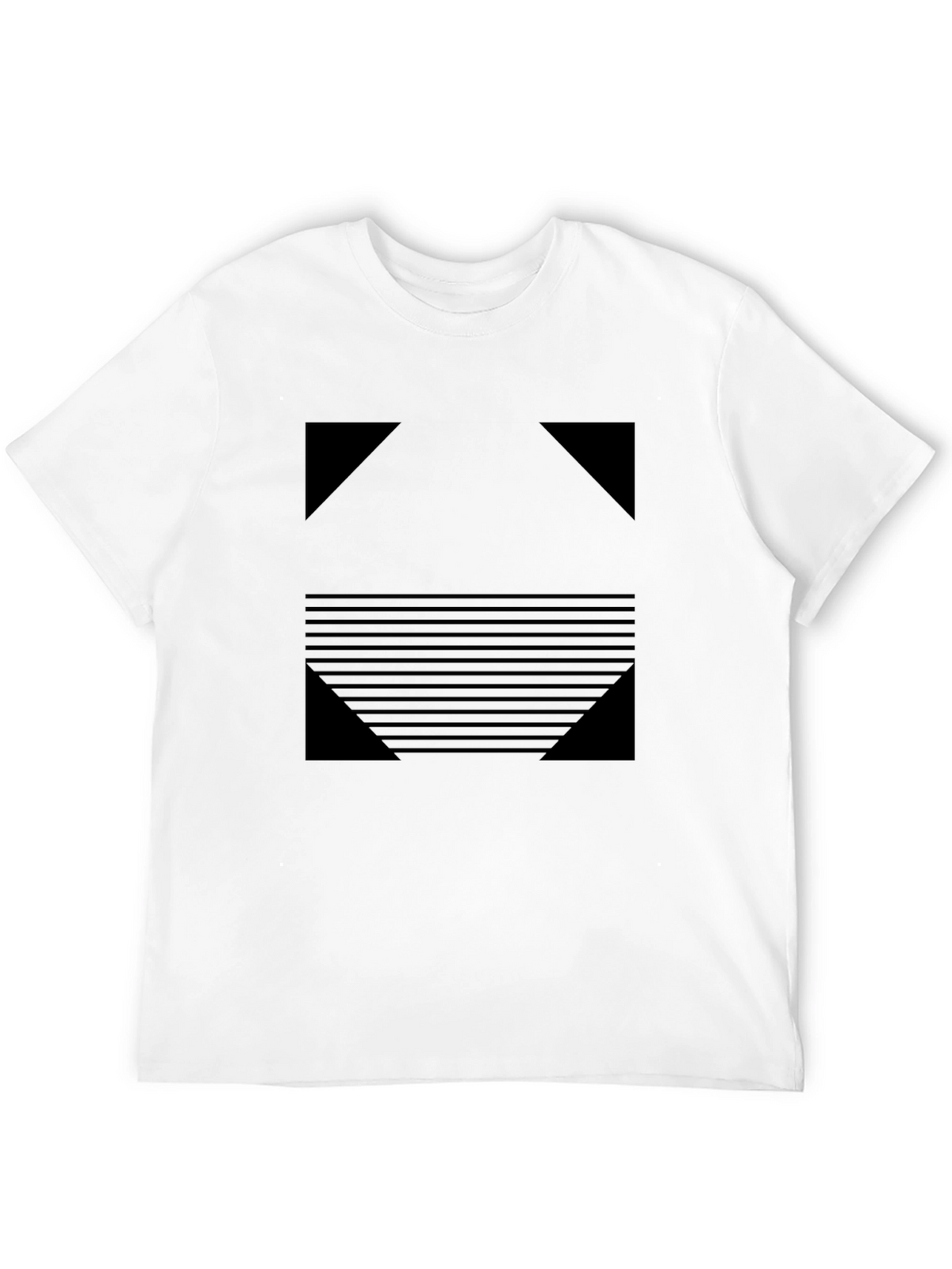 Geometric Black T-Shirt