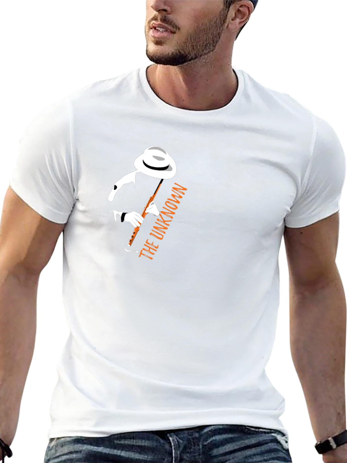 The Unknown Jazz Player Black T-Shirt