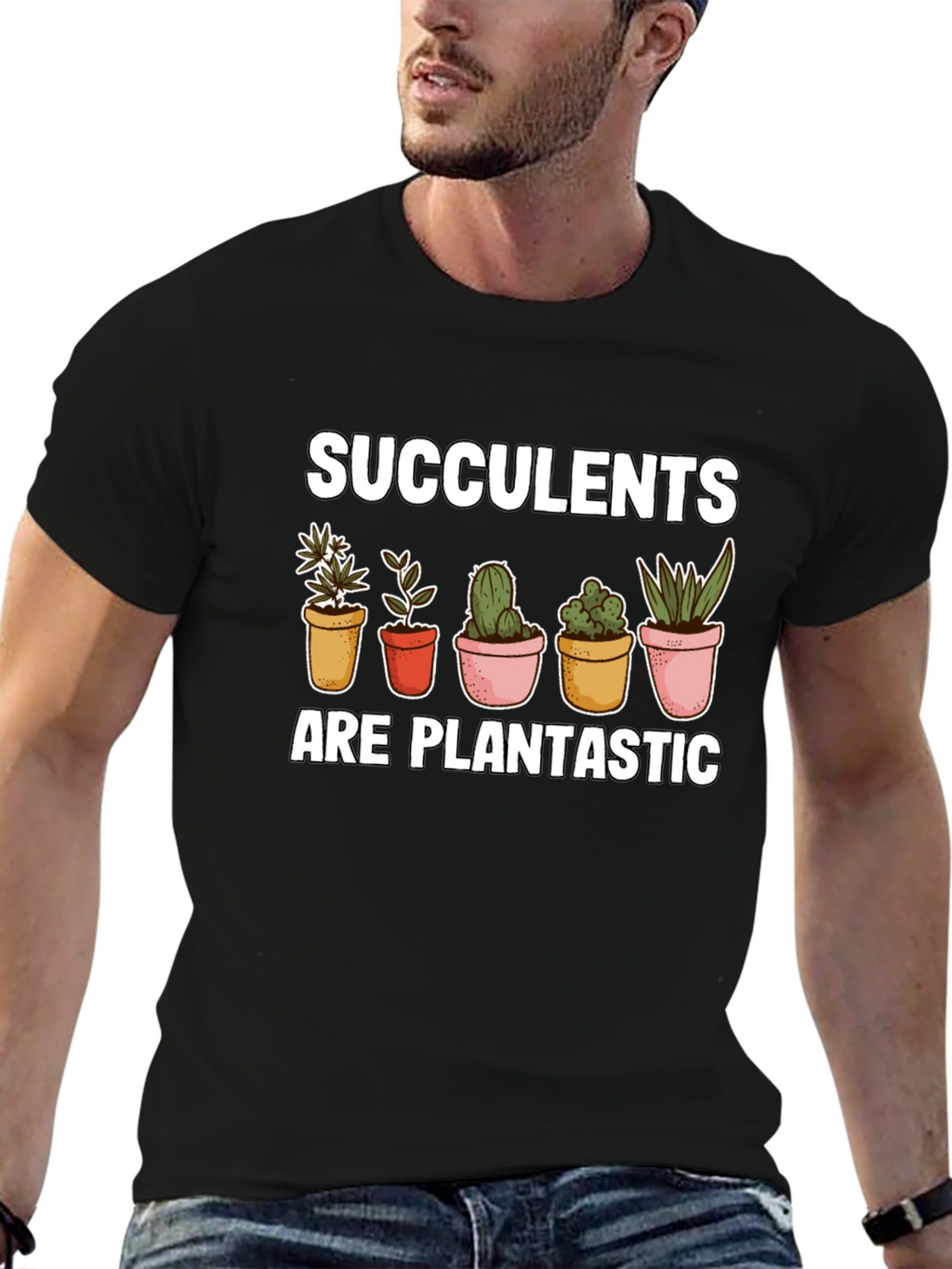 Succulents Plantastic Graphic Tee