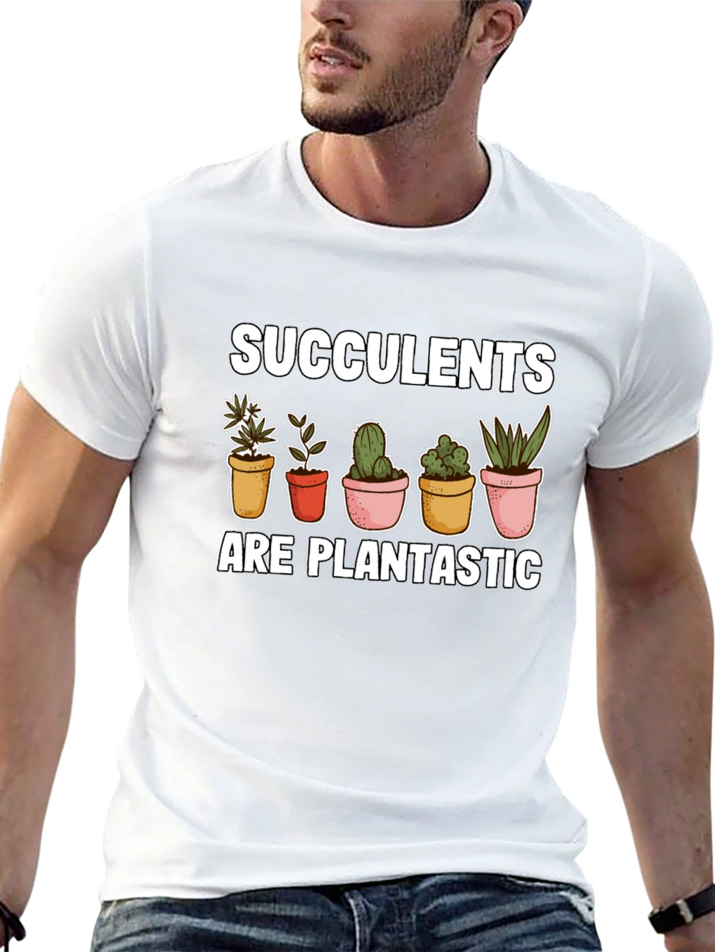 Succulents Plantastic Graphic Tee