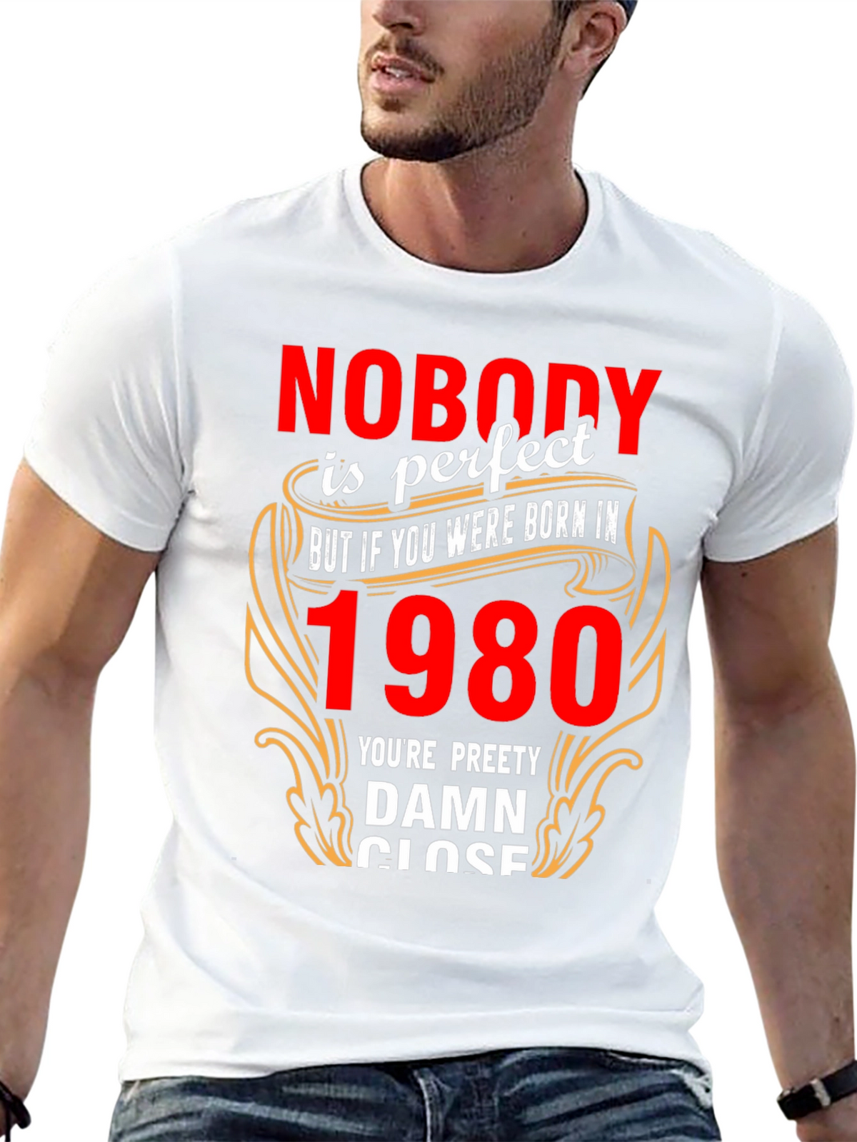 Born in 1980 Funny T-Shirt