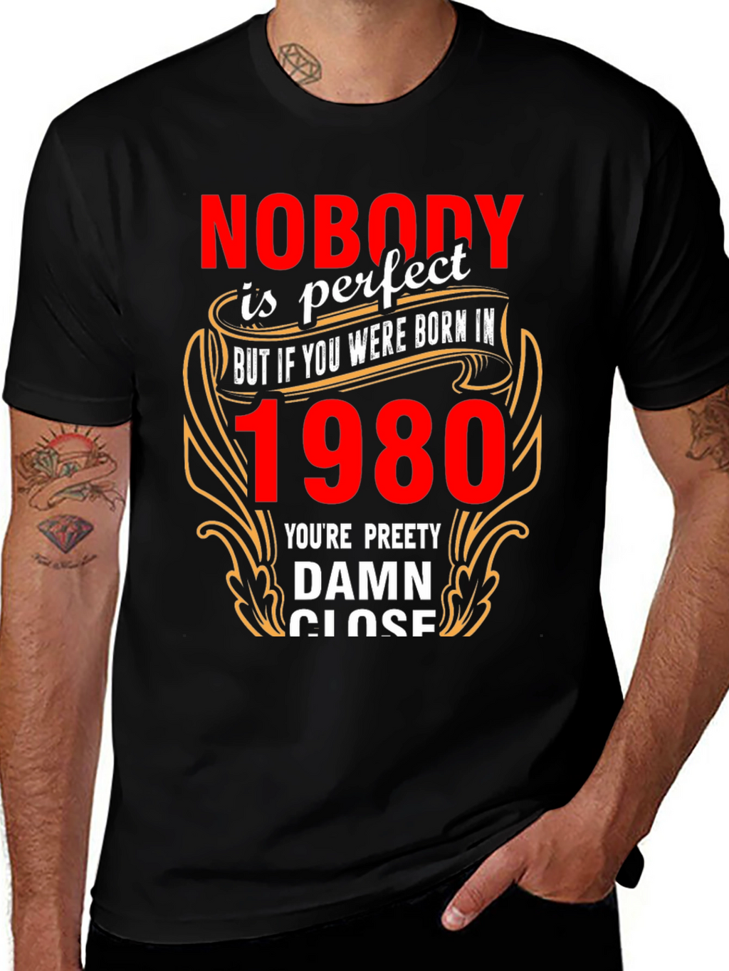 Born in 1980 Funny T-Shirt