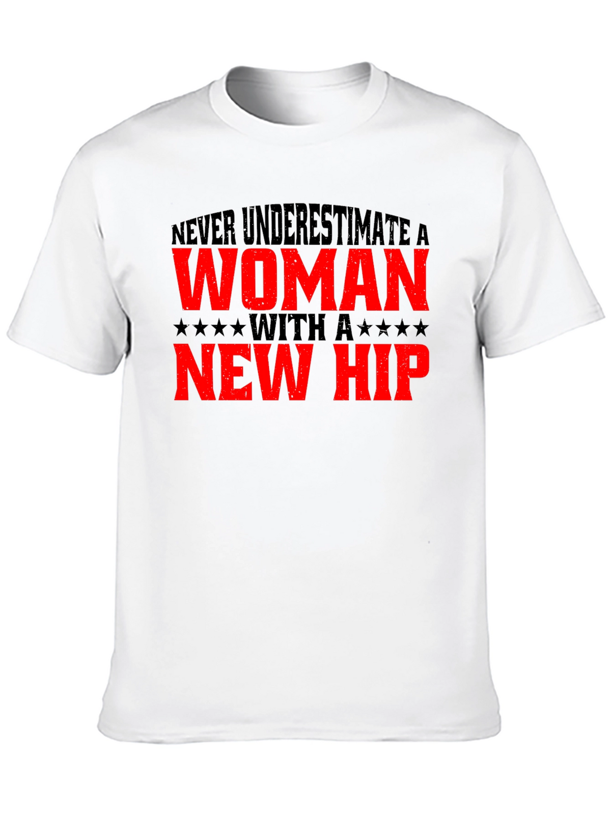 Woman With A New Hip Graphic Tee