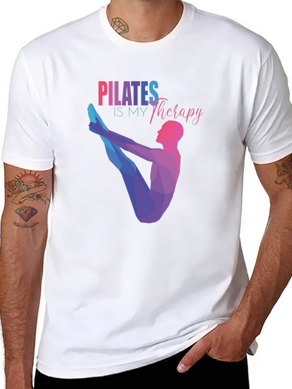 Pilates is My Therapy Graphic T-Shirt