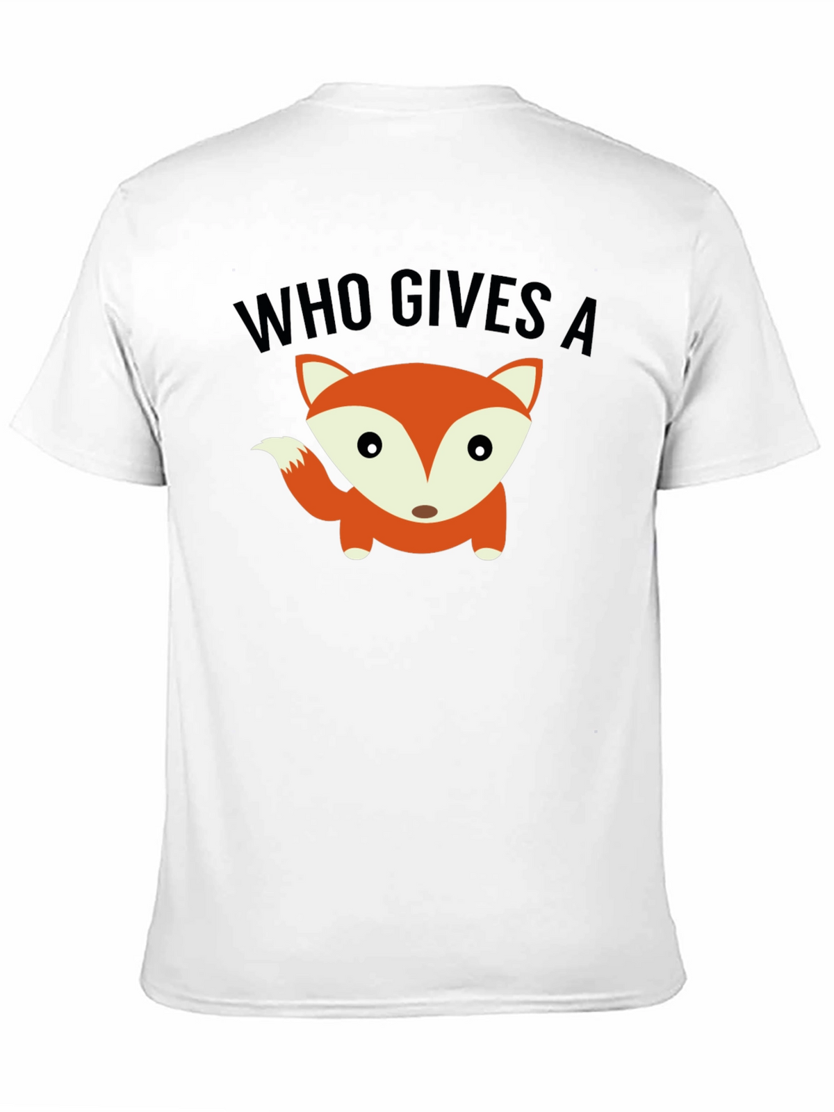 Who Gives a Fox Funny Graphic Tee