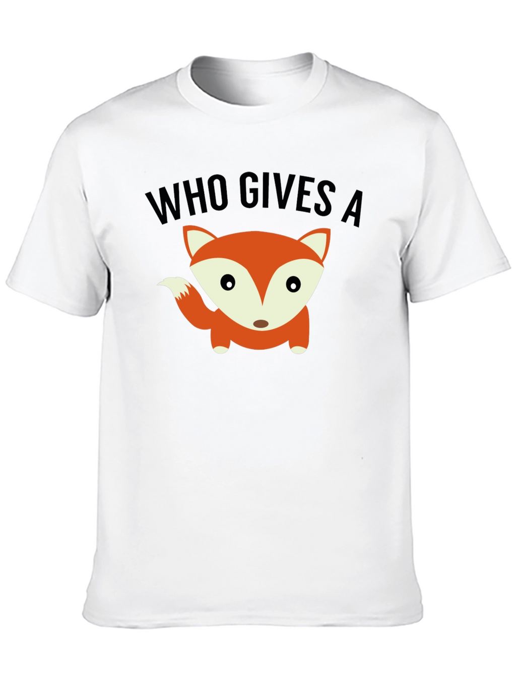Who Gives a Fox Funny Graphic Tee